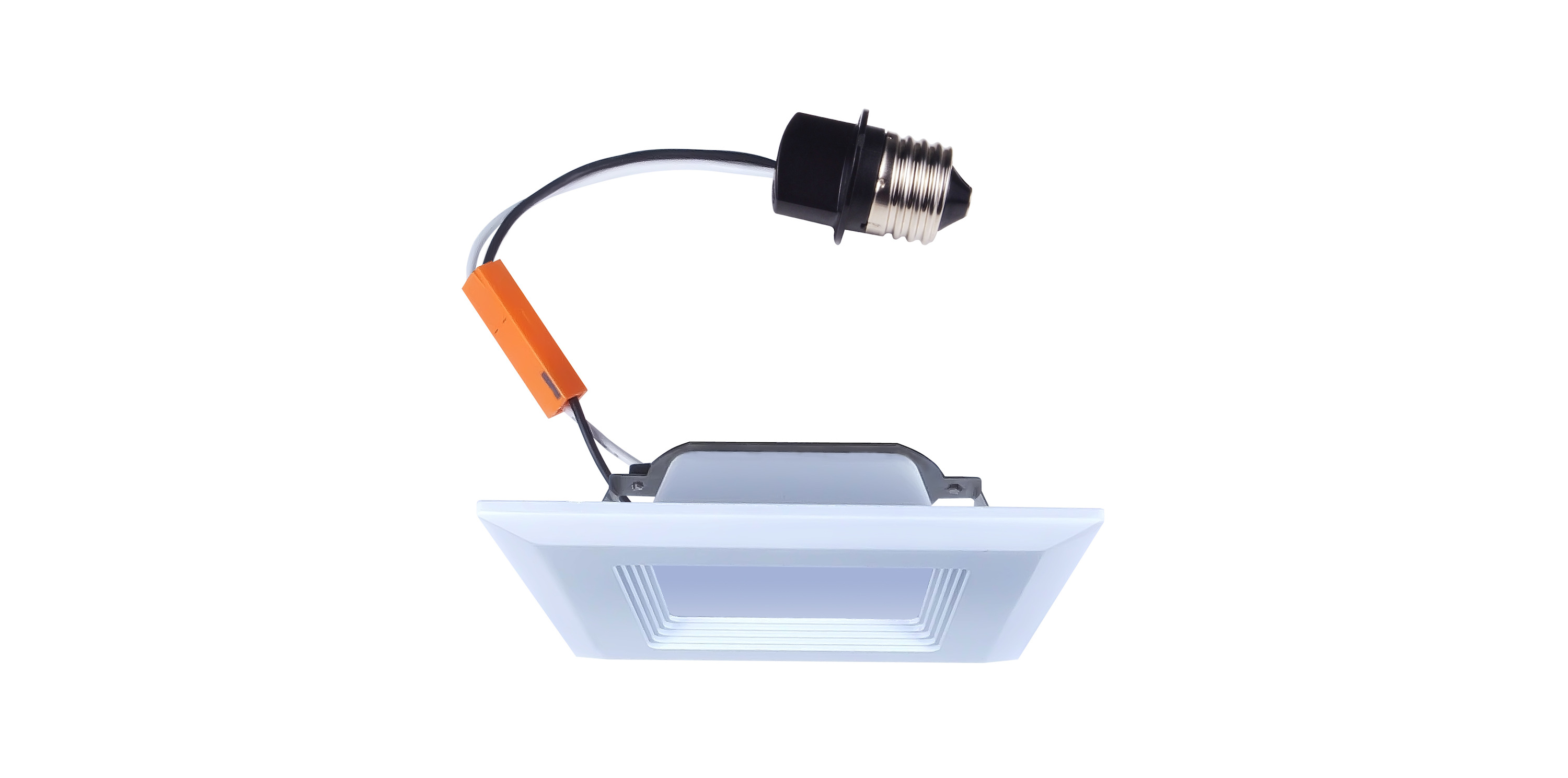 9.5 inch square shop recessed led retrofit